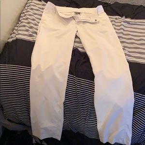 Puma White Athletic Golf Pants 30x32